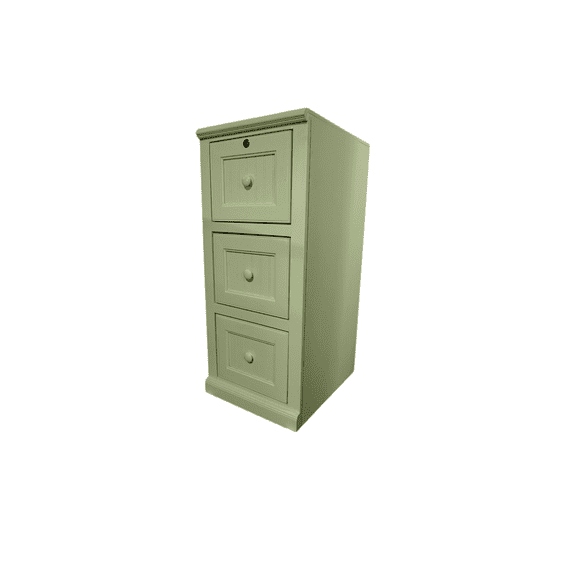 Coastal 3 Drawer Vertical File Cabinet