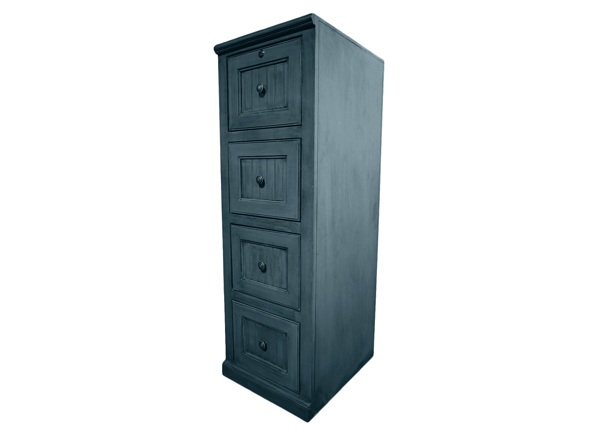 Coastal 4 Drawer File Cabinet