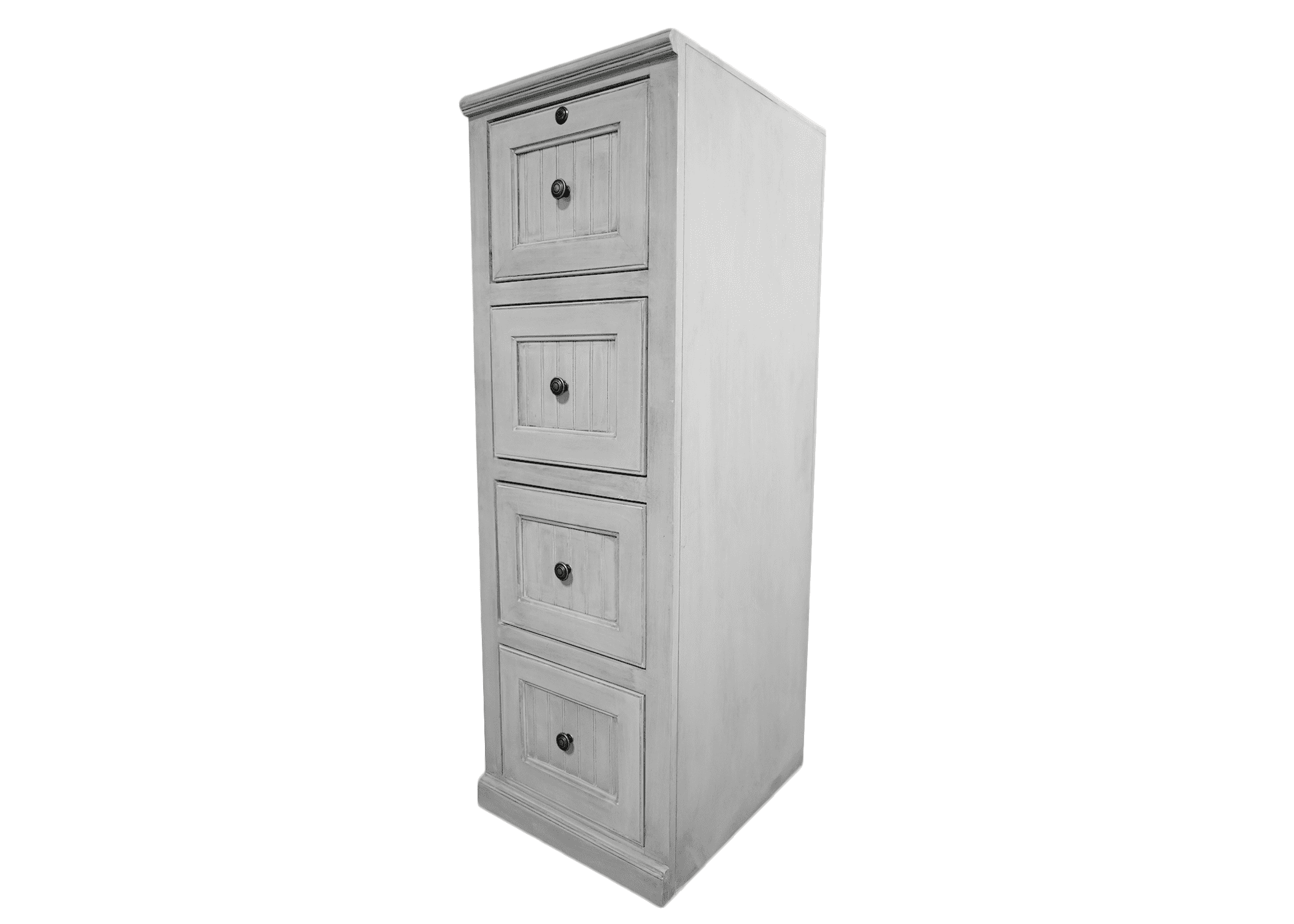 Coastal 4 Drawer File Cabinet