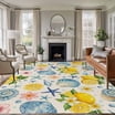 Vintage American Flag Area Rugs 5'x7', Washable Small Throw Rugs for ...