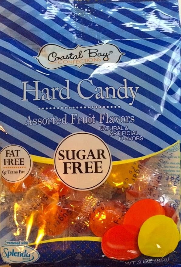 Coastal Bay Confections (1) Bag Sugar Free Hard Candy Assorted Fruit