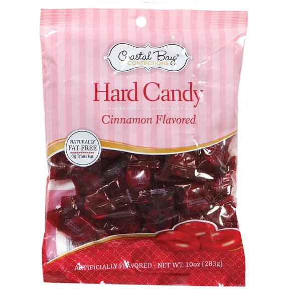 Coastal Bay Confections Cinnamon Flavored Hard Candy, 10 oz. Bags