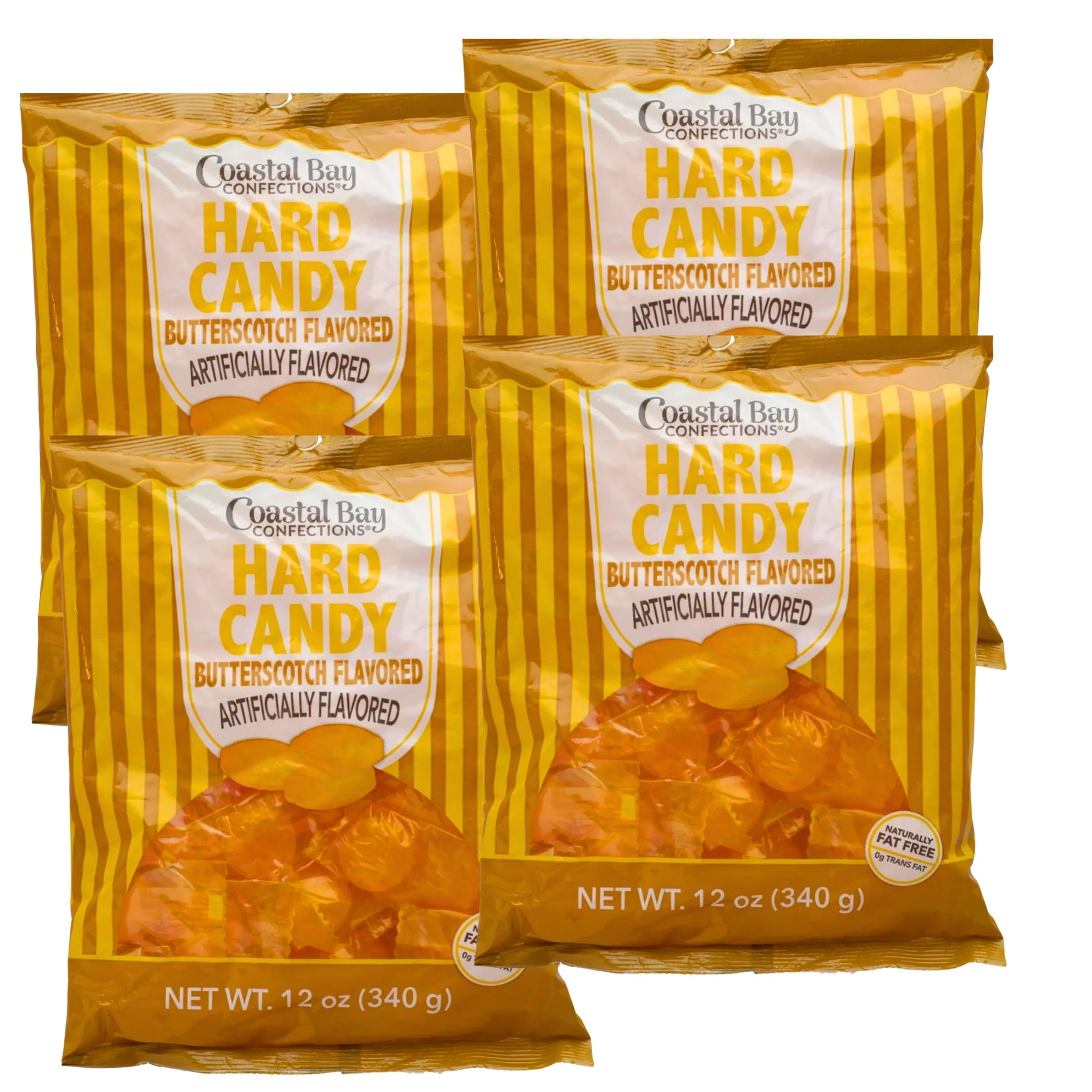 Coastal Bay Confections Hard Candy Butterscotch Flavor 12Oz Gift Bags
