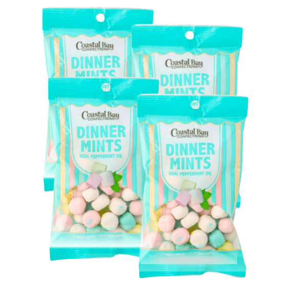 Pastel Dinner Mints, 4-Pack, 5 oz - Bites, Party Favors