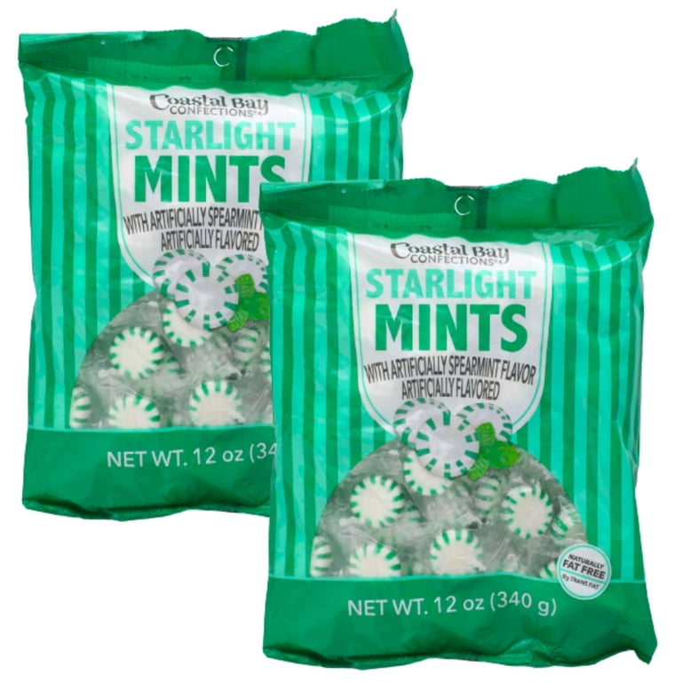 Coastal Bay Confections Starlight Spearmint Hard Candy, Refreshing
