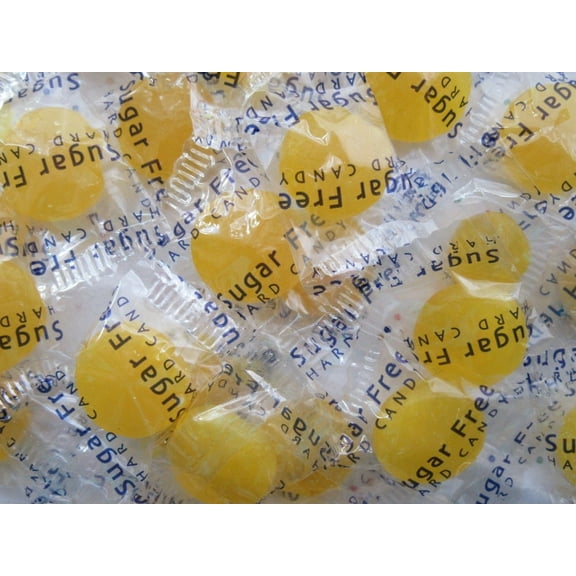 Coastal Bay Fat / SUGAR FREE Lemon 8oz Flavored Hard Candy Candies BFR