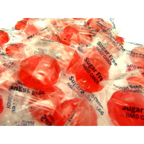 Coastal Bay Original Fat / SUGAR FREE 8oz Strawberry Fruit Flavor Hard Candy