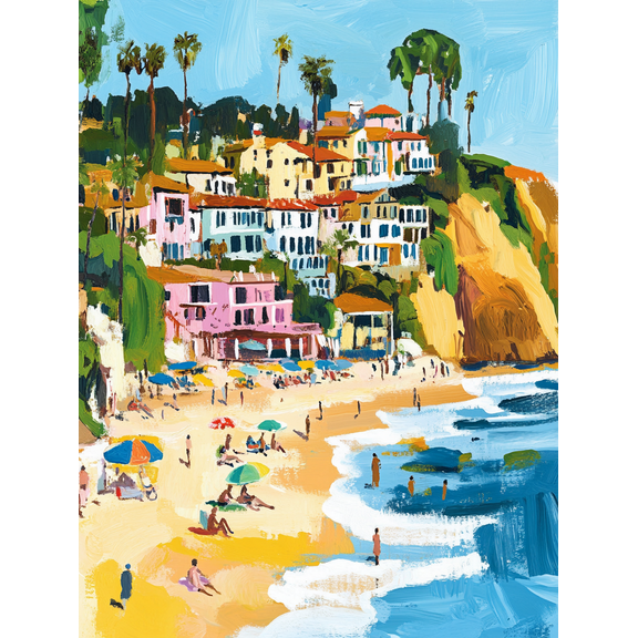 Coastal Beach House Canvas Wall Art Perfect for Living Room Bedroom Bathroom Kitchen and Office Decor