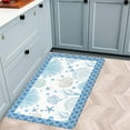 thumbnail image 1 of Coastal Beach Kitchen Mat, 18 * 30 Inches Anti Fatigue Kitchen Rugs, Non-Slip Cushioned Floor Mats for Kitchen Home Office, Blue, 1 of 6