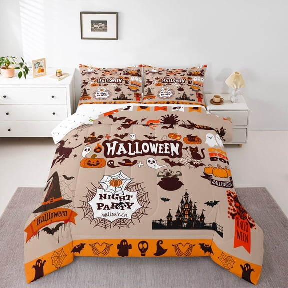 Coastal Beach Surf Twin Bedding Set,Ocean Sea Surfer Comforter Set,Summer Hawaiian Palm Tree Quilt Bed Set Sunset Dolphin Floral Bed Comforter Set 2Pcs