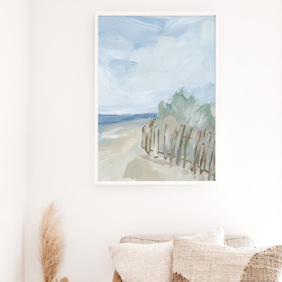 Coastal Beachscape Artwork "The Opening" Art Or Art, Unframed Paper Print