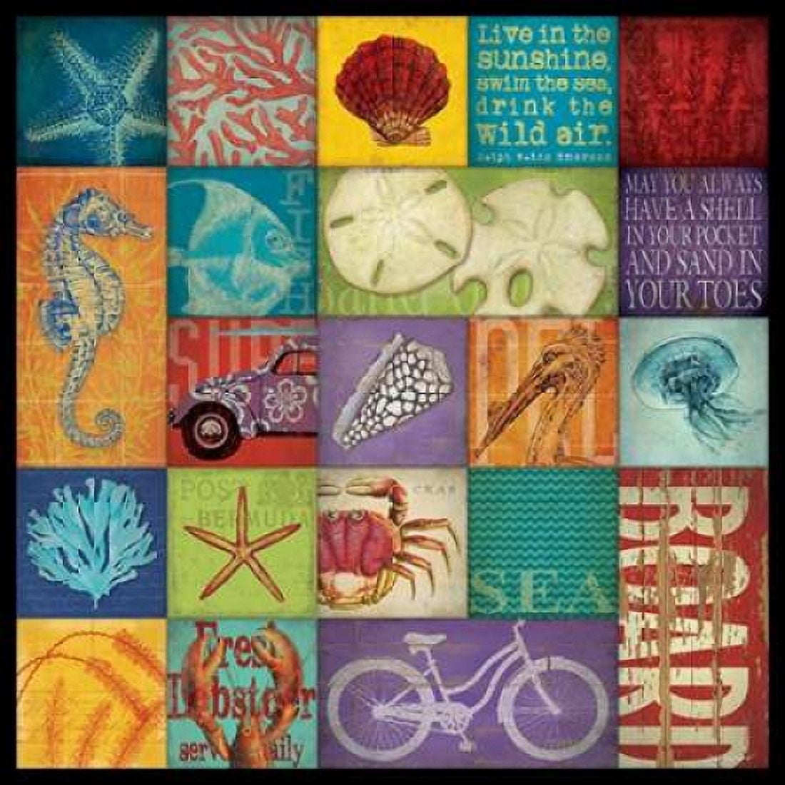 Coastal Bliss Canvas Art - Stephanie Marrott (24 x 24)