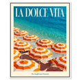 thumbnail image 1 of Coastal Bliss Canvas Print Retro Summer Prints by Art Remedy, White Frame, 24 x 30, 1 of 6