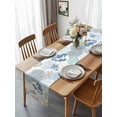 Coastal Blue Seahorse Starfish Table Runner 90 Inches Long,Kitchen ...