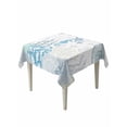 thumbnail image 1 of Coastal Blue Table Cloth, Ocean Coral Starfish Jellyfish Seahorse Waterproof Tablecloth for Square Tables, Reusable Washable Fabric Table Cover for Restaurant Kitchen Dining Tables 60"x60", 1 of 6