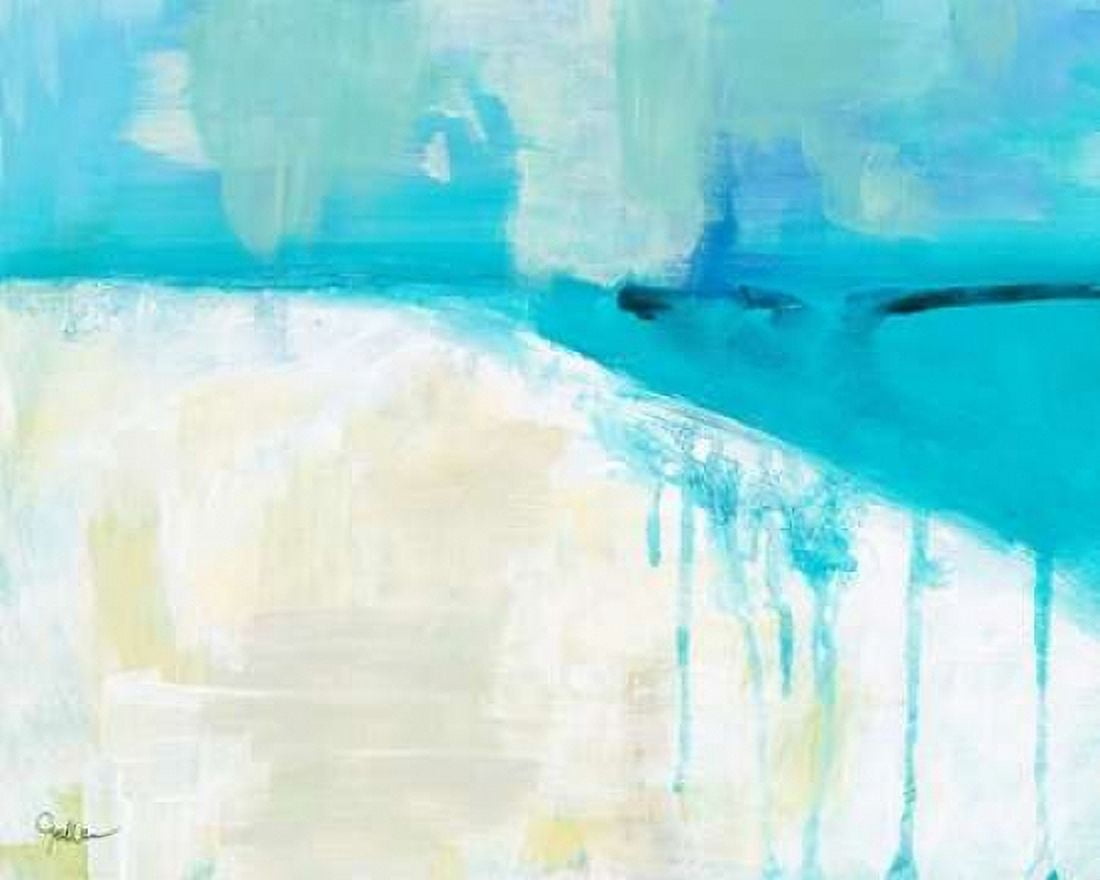Coastal Blues 1 Canvas Art - Jan Weiss (24 x 30)