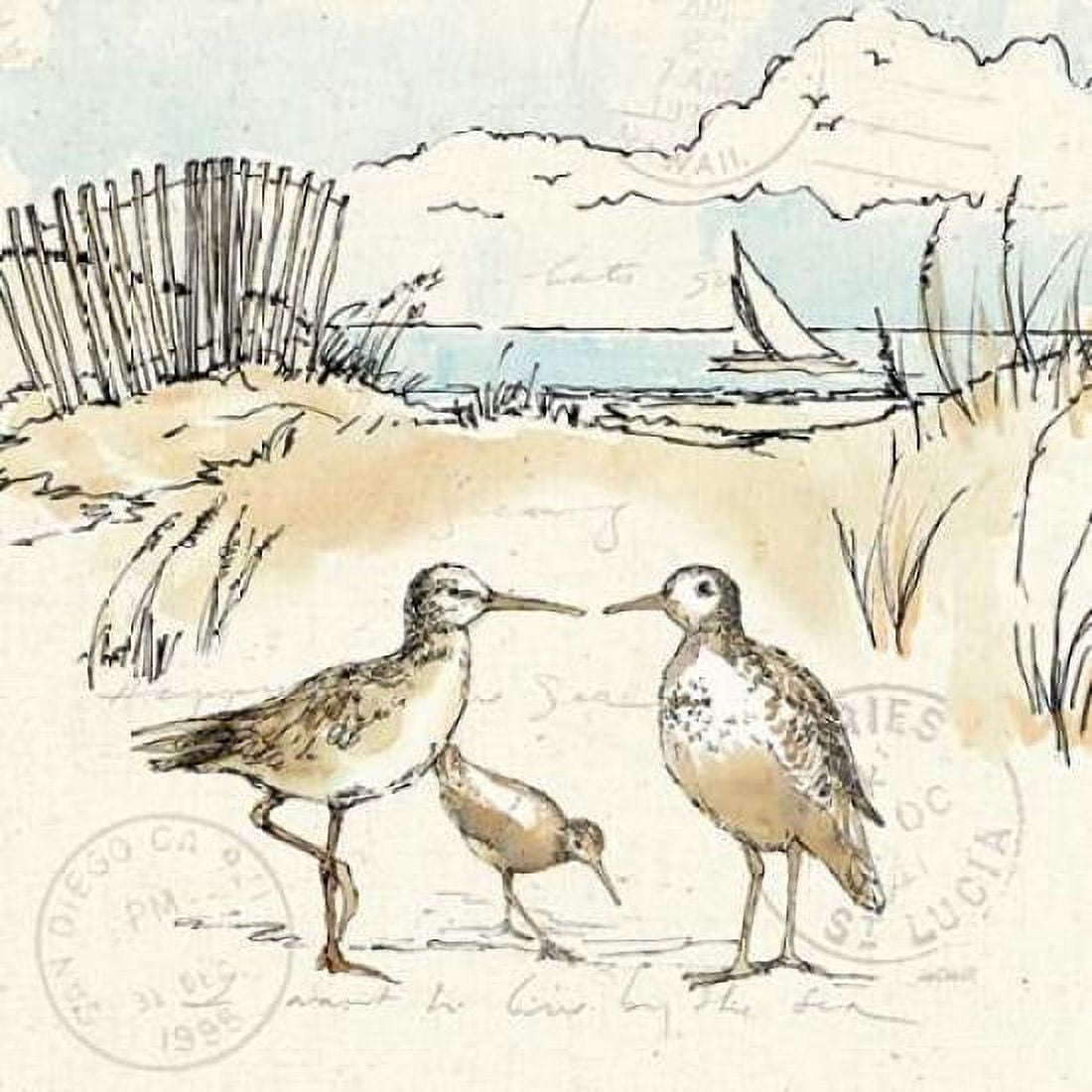 Coastal Breeze XI Canvas Art - Anne Tavoletti (24 x 24)