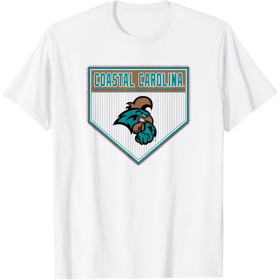 Coastal Carolina Baseball Homeplate Design T-Shirt