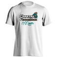 thumbnail image 1 of Coastal Carolina Chanitcleers Mom Proud Parent Short Sleeve White T-Shirt 2XL, 1 of 3