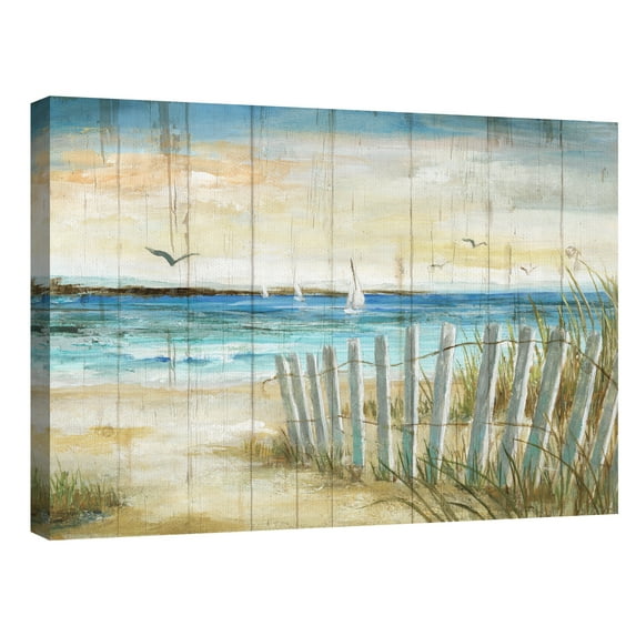 Coastal Causeway by Nan Canvas Art Print