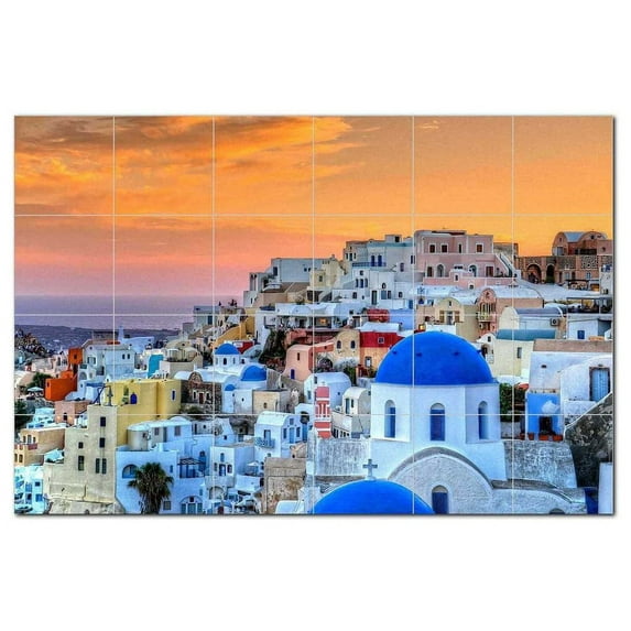 Coastal Ceramic Tile Mural Kitchen Backsplash Bathroom Shower, 400556-S64