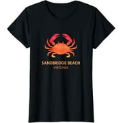Coastal Charm: Sandbridge Souvenir Tee with Captivating Beach Design