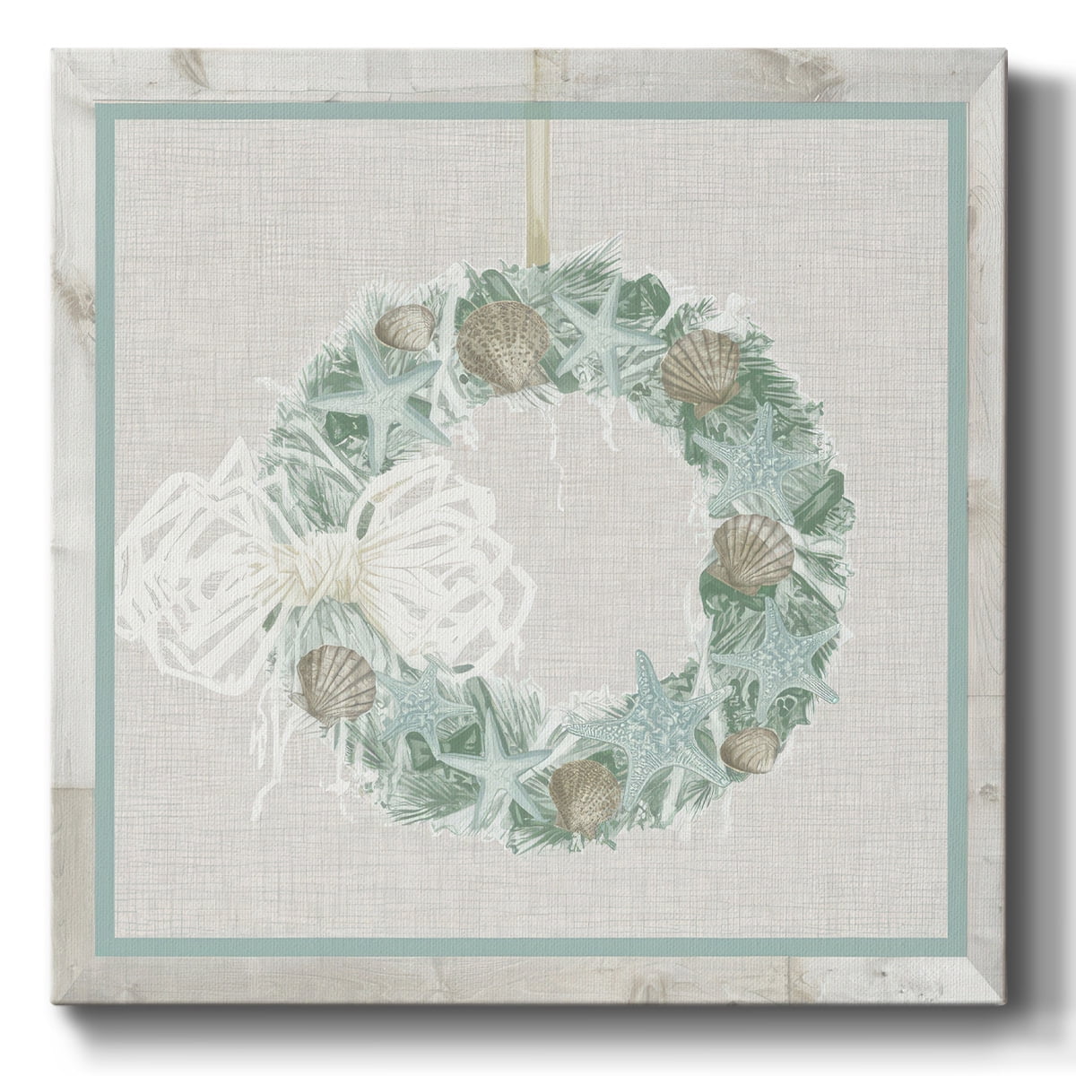 Coastal Christmas I- Gallery Wrapped Canvas