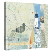 Coastal Collage Light by Ken Hurd Canvas Art Print