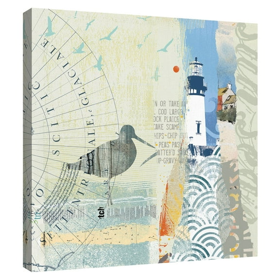 Coastal Collage Light by Ken Hurd Canvas Art Print