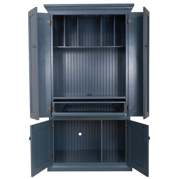 Coastal Computer Armoire Desk