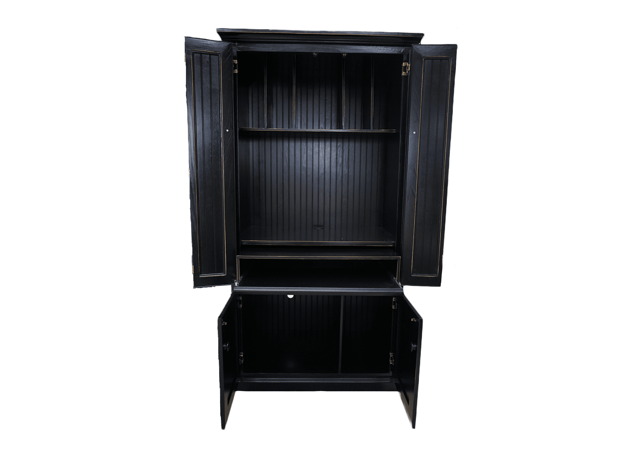 Coastal Computer Armoire Desk