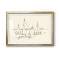 thumbnail image 1 of Coastal Contour Sketch II Premium Framed Print - Ready to Hang, 1 of 8