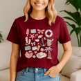thumbnail image 1 of Coastal Coquette Bow Summer Beach Vibes Vacation Shirt,Preppy Summer Vibes ,Summer Beach Tshirt,Girls Trip,Summer Tee,Summer Vibes, 1 of 5