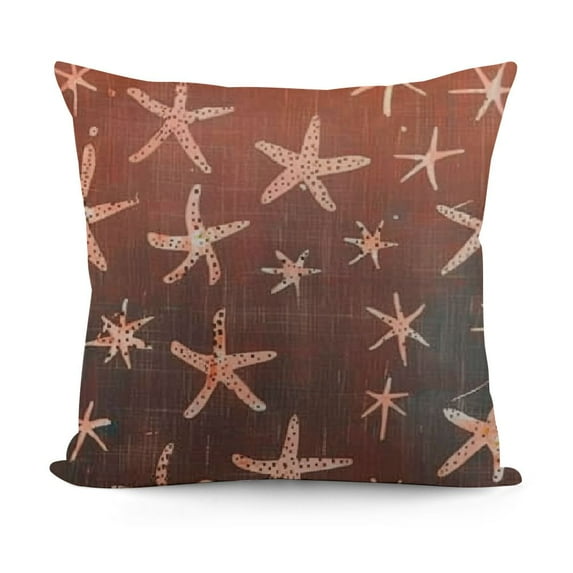Coastal Couch Pillow Cases Summer Linen Throw Pillows Home Decor for Living Room Bedroom Cushion Outdoor