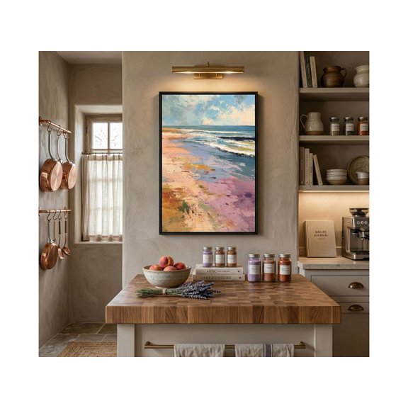 Coastal Decor Abstract Seascape Beach Matte Finish Version Two, Unframed Poster