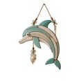 thumbnail image 1 of Coastal Dolphin Wall Art with Weathered Wood Finish, Nautical Wall Decor for Living Room, Valentine's Day Gift for Her, 1 of 9
