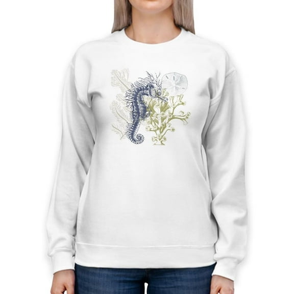 Coastal Ephemera Iv Sweatshirt Women -Victoria Barnes Designs, Female Large
