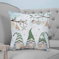 thumbnail image 1 of Coastal Eucalyptus Decorative Pillowcase 24''x24'', Spring Blue Green Ocean Starfish Gnomes Throw Pillow Covers Soft Cushion Case for Couch Sofa Bedroom Living Room, Pillowcase Boho Decor, 1 of 8