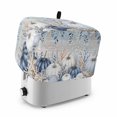 thumbnail image 1 of Coastal Fall Toaster Cover 2 Slice, Thanksgiving Blue White Pumpkins Leaves Wooden Dustproof Bakeware Oven Protector with Top Hook, Waterproof Small Kitchen Appliance Toasters Dust Cover, 11"x6"x8", 1 of 9