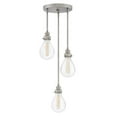 thumbnail image 1 of Coastal Farmhouse Three Light Chandelier-Pewter Finish Bailey Street Home 81-Bel-3002370, 1 of 5