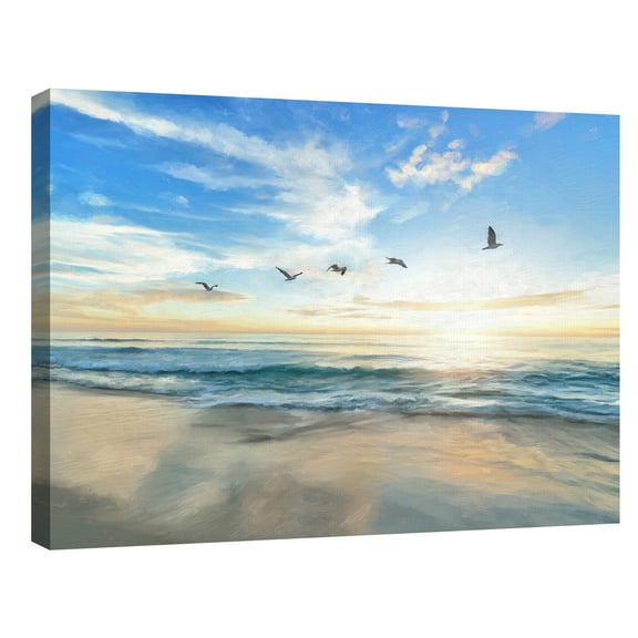 Coastal Flight Pattern by Studio Arts Canvas Art Print