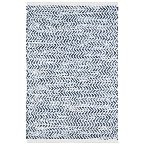 Dash & Albert Coastal Handwoven Indoor/Outdoor Rug, 2' x 3', Blue