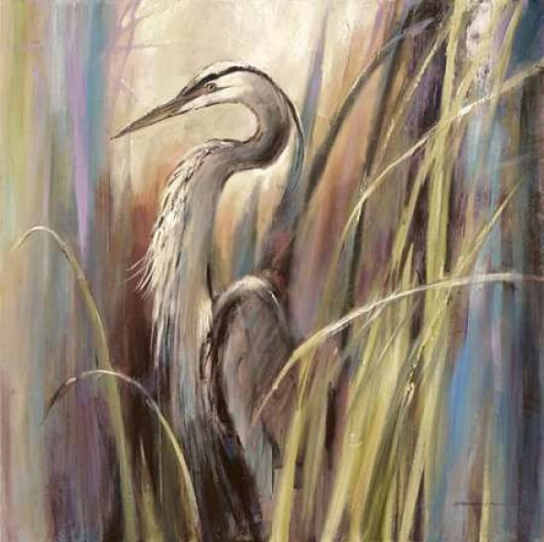Coastal Heron Canvas Art - Brent Heighton (24 x 24)