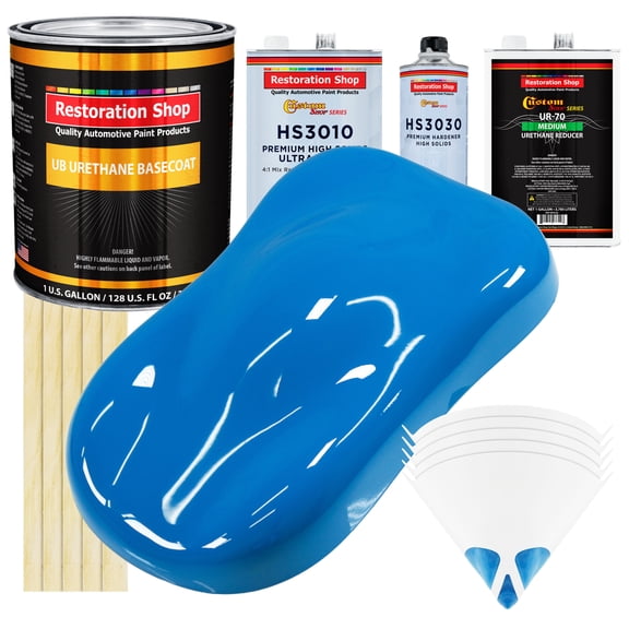 Coastal Highway Blue Premium Gallon Kit URETHANE BASECOAT Car Auto Paint Kit