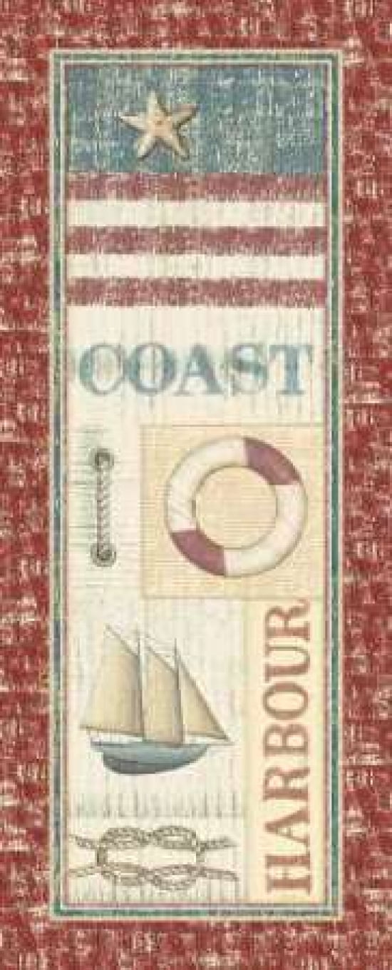 Coastal I Canvas Art - Charlene Audrey (24 x 48)