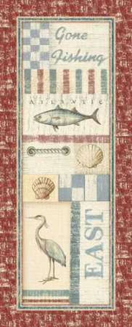 Coastal IV Canvas Art - Charlene Audrey (10 x 20)