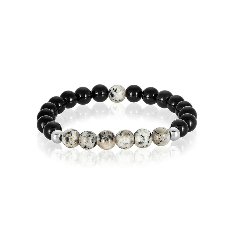 STONE BEAD BRACELET 8 MM FUNKY STONE BEAD BRACELET 8 MM FUNKY