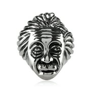 Coastal Jewelry Albert Einstein Stainless Steel Ring (38mm)