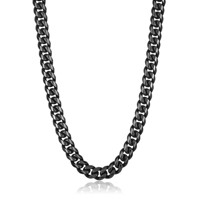 Black Stainless Steel Chain Necklace – Brick & Mortar