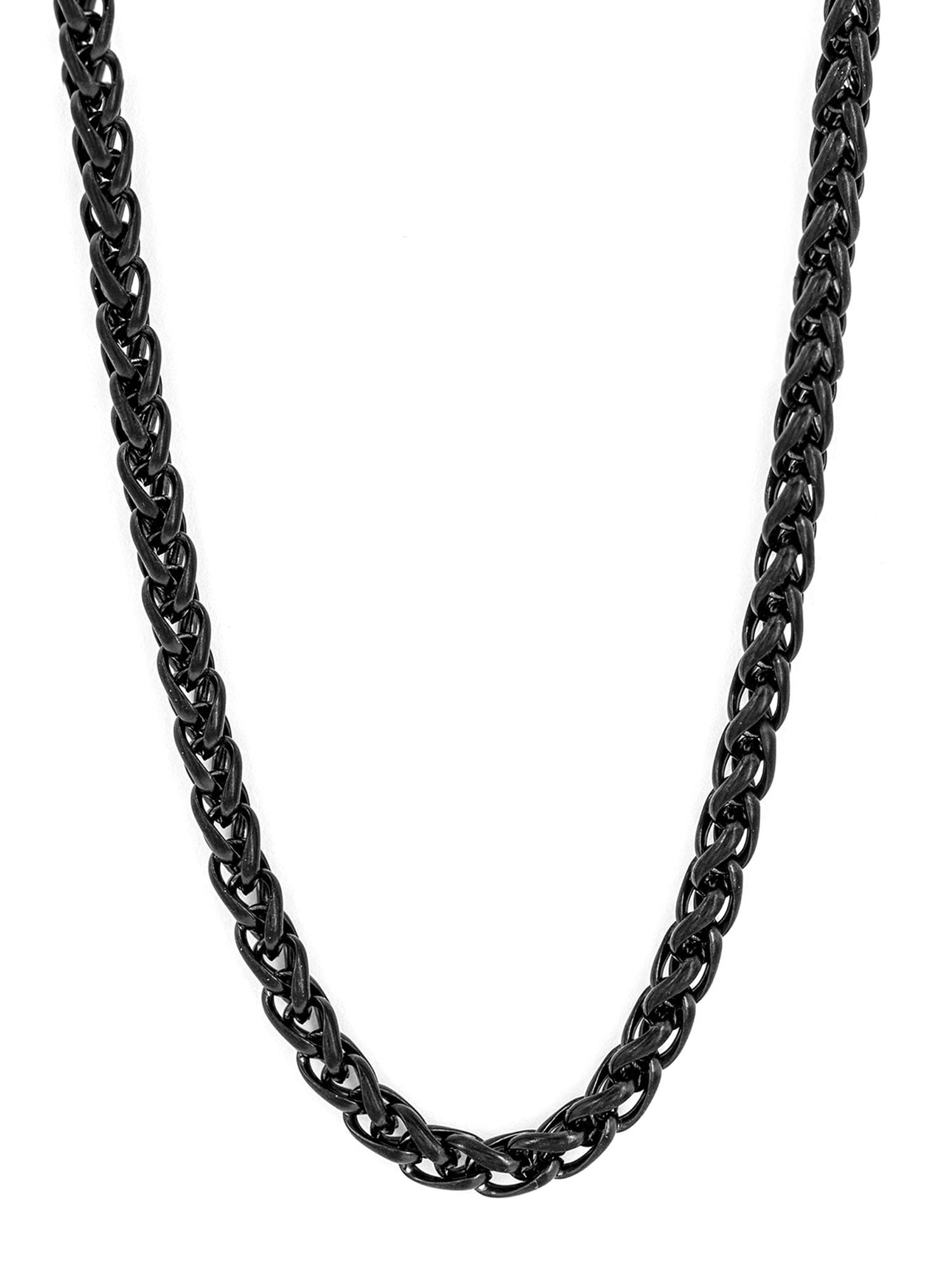 Viking Necklace Stainless Steel Wheat / Spiga Chain | TheNorseWind